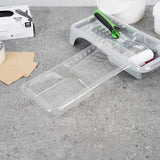 Handy Tek Clear Plastic Paint Tray Liner - Fits 1.5 qt Paint Tray - 13 3/4" x 6 3/4" x 2 1/4" - 60 count box