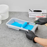 Handy Tek Clear Plastic Paint Tray Liner - Fits 1.5 qt Paint Tray - 13 3/4" x 6 3/4" x 2 1/4" - 60 count box