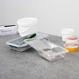 Handy Tek Clear Plastic Paint Tray Liner - Fits 1.5 qt Paint Tray - 13 3/4" x 6 3/4" x 2 1/4" - 60 count box