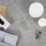 Handy Tek Clear Plastic Paint Tray Liner - Fits 1.5 qt Paint Tray - 13 3/4" x 6 3/4" x 2 1/4" - 60 count box