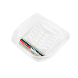 Handy Tek Clear Plastic Paint Tray Liner - Fits 27 oz Paint Tray / Pail Lid - 6 1/2" x 6" x 1 3/4" - 120 count box