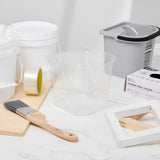 Handy Tek Clear Plastic Paint Pail Liner - Fits 0.5 gal Paint Pail - 7 3/4" x 7" x 6 1/2" - 120 count box