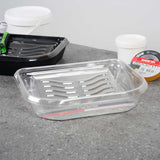 Handy Tek Clear Plastic Paint Tray Liner - Fits 120 qt Paint Tray / Pail Lid - 14" x 11 1/4" x 3" - 120 count box