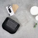 Handy Tek Clear Plastic Paint Tray Liner - Fits 120 qt Paint Tray / Pail Lid - 14" x 11 1/4" x 3" - 120 count box