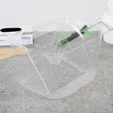 Handy Tek Clear Plastic Paint Pail Liner - Fits 3.5 gal Paint Pail - 15 1/2" x 12 1/4" x 9 1/4" - 120 count box