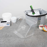 Handy Tek Clear Plastic Paint Pail Liner - Fits 3.5 gal Paint Pail - 15 1/2" x 12 1/4" x 9 1/4" - 120 count box