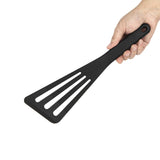Met Lux Black Silicone High Temperature Slotted Turner / Spatula - 12 1/4" - 1 count box