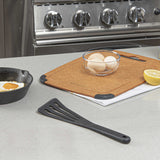Met Lux Black Silicone High Temperature Slotted Turner / Spatula - 12 1/4" - 1 count box