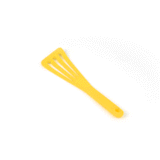 Met Lux Yellow Silicone High Temperature Slotted Turner / Spatula - 12 1/4" - 1 count box