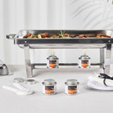 Fire Tek 2 Hour Wick Chafing Fuel - 12 Pack, with Safety Twist Cap and Lid Opener - 1 count box