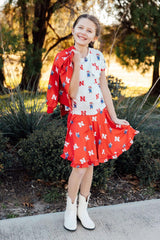 Nebraska Red Herbie Husker Twirl Skort